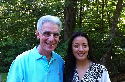 Jamie with Dr. Brian Weiss in 2011